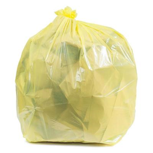 SACCO PATTUMIERA GIALLO TRASPARENTE
