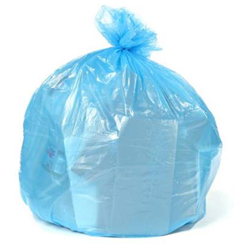 SACCO PATTUMIERA AZZURRO TRASPARENTE
