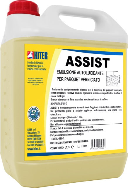 ASSIST Trattamento all'acqua poliuretanico per il ripristino del parquet verniciato usurato