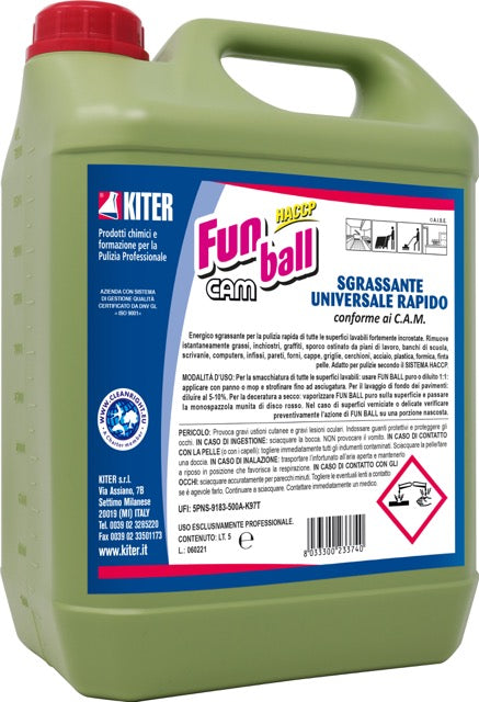 FUN BALL CAM - Sgrassante universale rapido