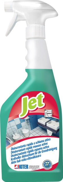 JET - schiuma attiva detartrante per pulizie di fondo