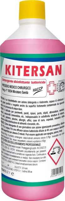 KITERSAN - Detergente disinfettante battericida ambientale per uso professionale