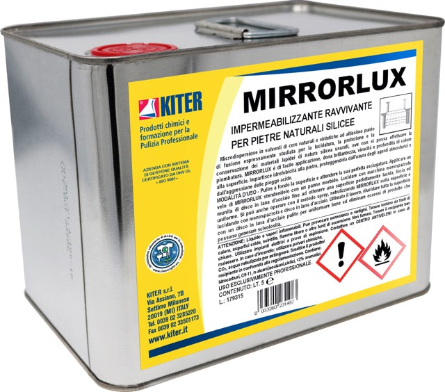 MIRRORLUX Protettivo impermeabilizzante ad elevato effetto lucidante per pietre naturali
