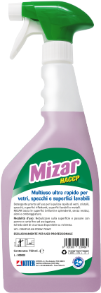 MIZAR Multiuso ultrarapido per vetri, specchi e superfici lavabili