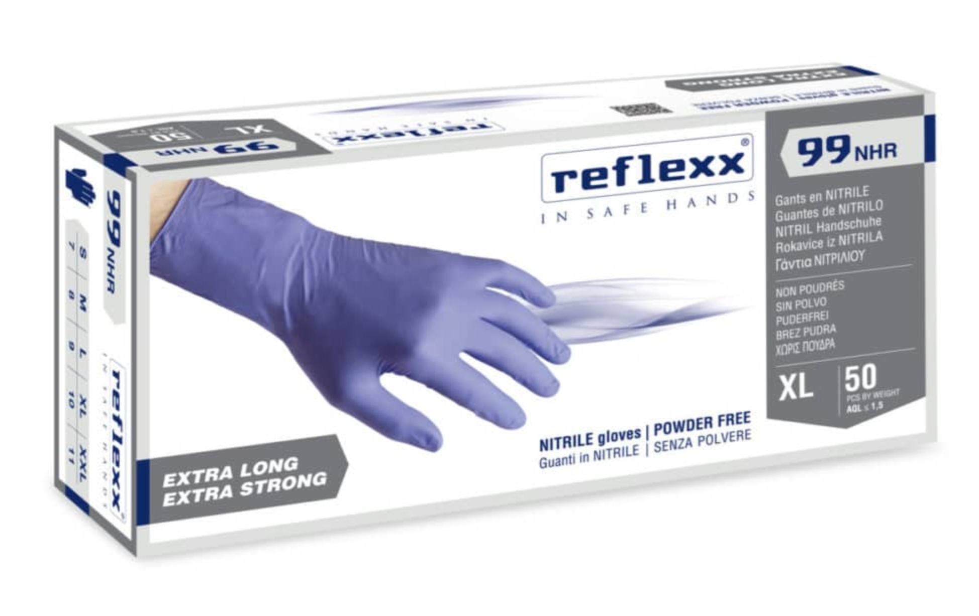 Guanti In Nitrile Alto Spessore Reflexx 99 – 8,8 gr (M)