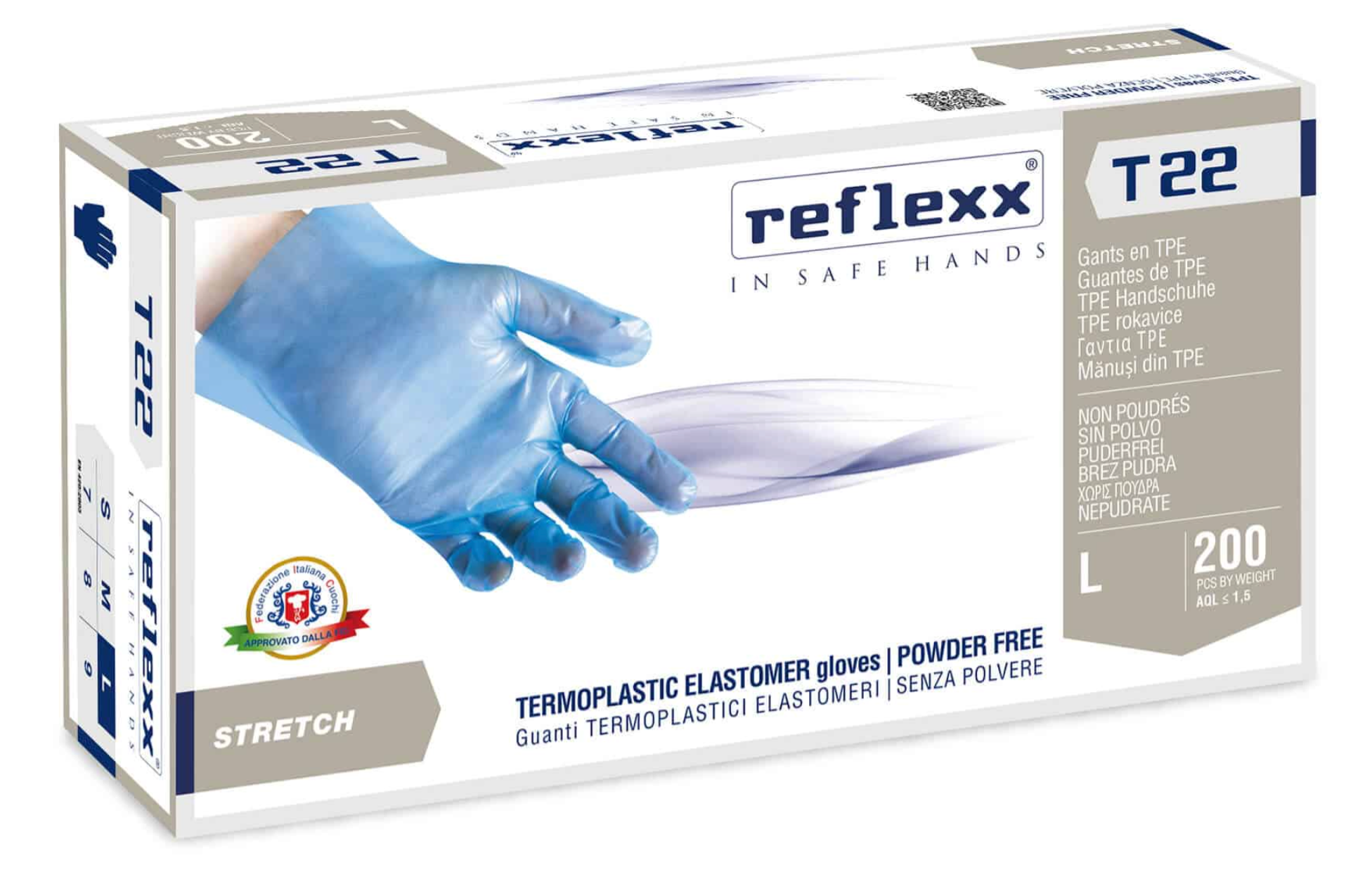 Guanti Termoplastici Elastomeri (TPE) Reflexx T22 – gr. 2