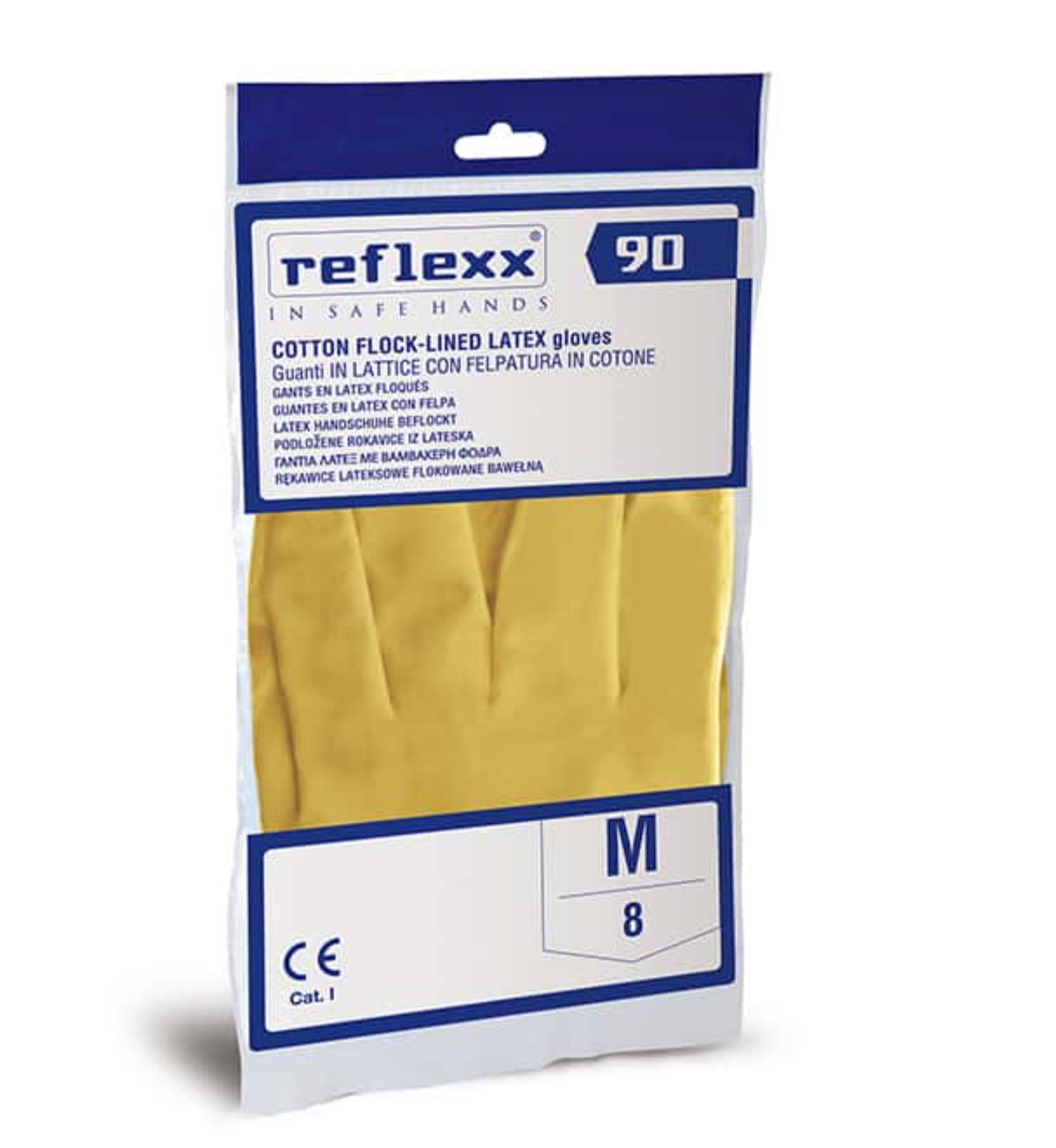 Guanti Riutilizzabili Felpati Reflexx 90 – gr. 50 (M)