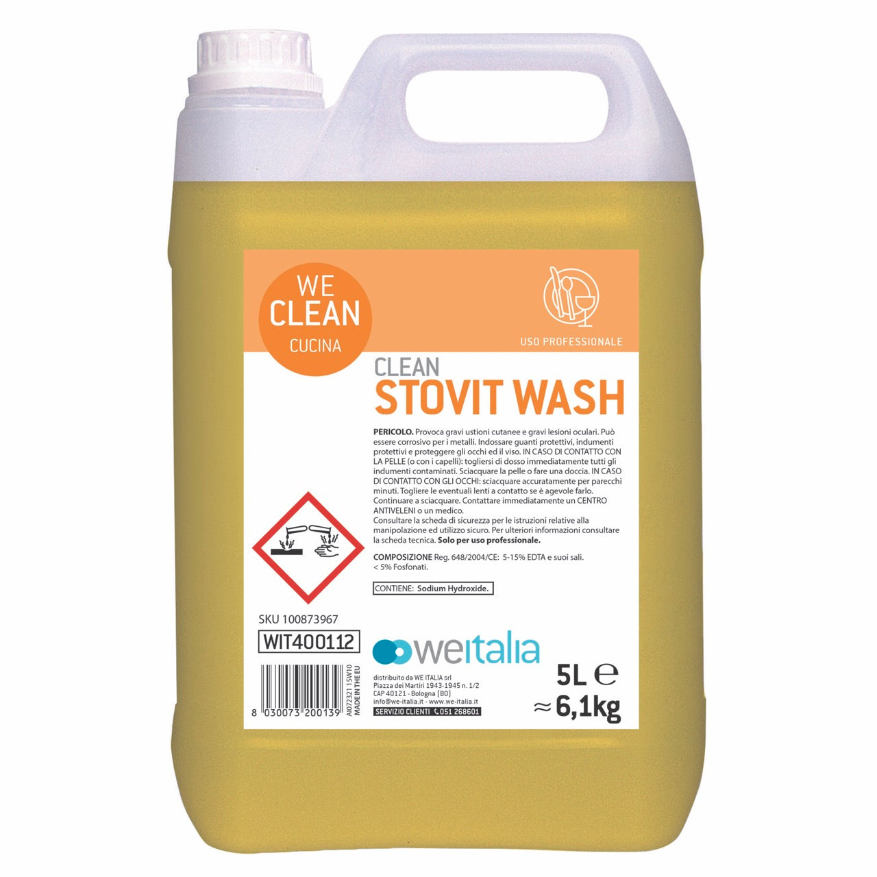 WE CLEAN STOVIT WASH - Detergente Liquido