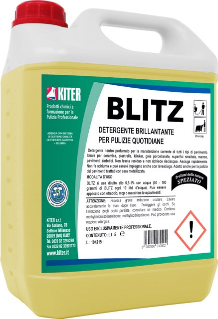 BLITZ - Detergente brillantante per pulizie quotidiane