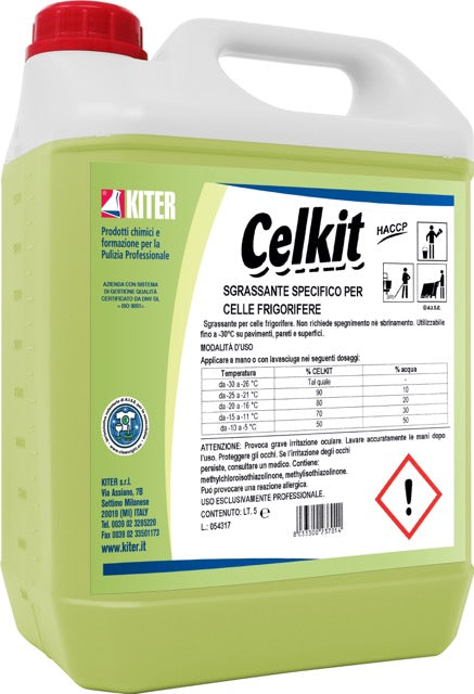 CELKIT - Sgrassante specifico per celle frigorifere.