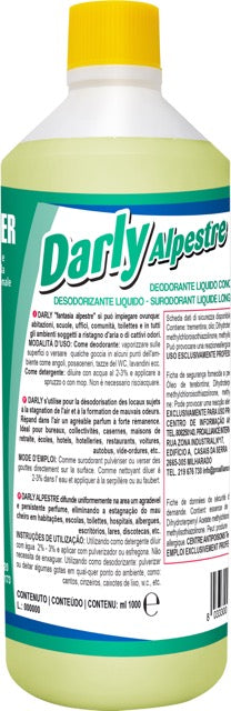 DARLY ALPESTRE - Deodorante liquido concentrato per ambienti. Profumazione