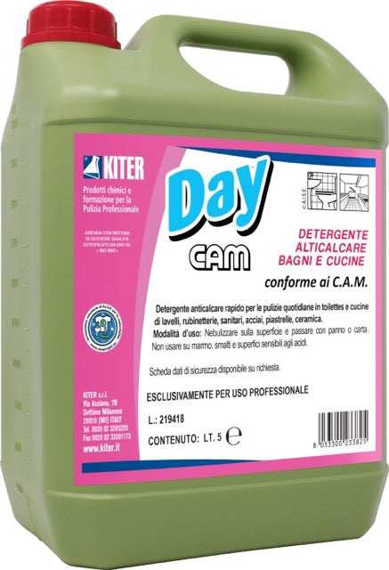 DAY CAM - Detergente anticalcare di uso giornaliero per ceramica e acciaio