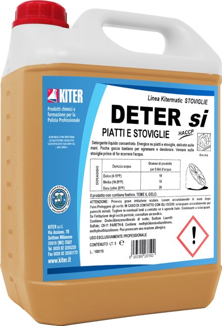 DETERSì - Detergente per piatti e stoviglie a mano
