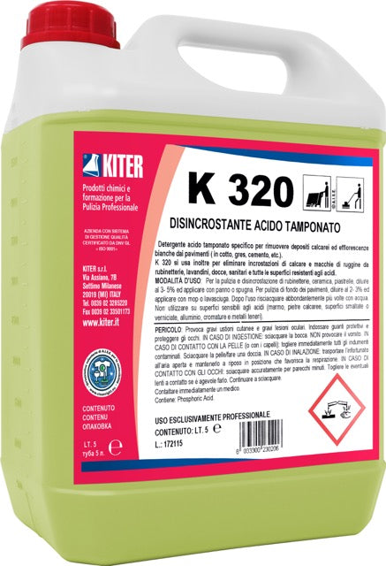 K320 - Disincrostante a base di acido fosforico tamponato