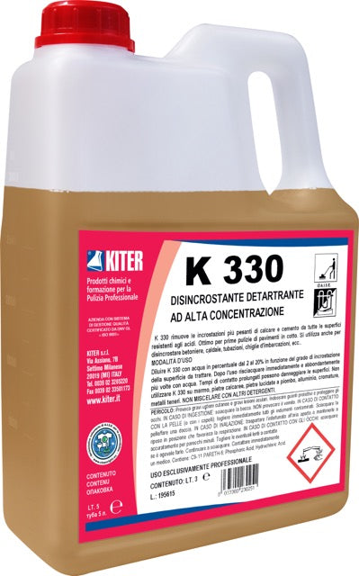 K330 - Disincrostante detartrante ad alta concentrazione