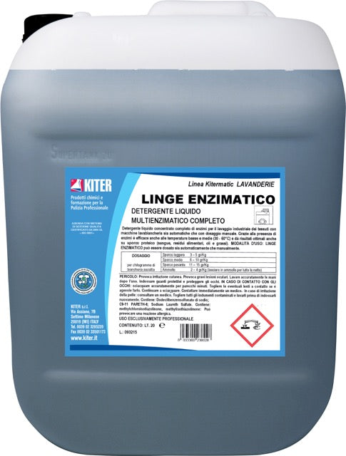 LINGE ENZIMATICO - Detergente liquido multienzimatico
completo
