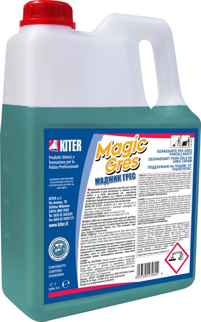 MAGIC GRES - Sgrassante per superfici microporose in gres porcellanato