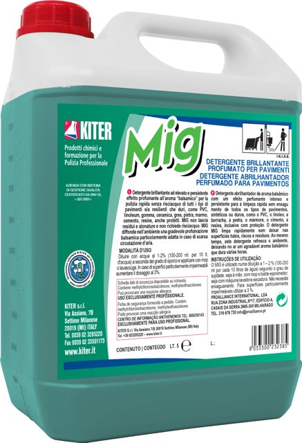 MIG - Detergente brillantante profumato per pavimenti