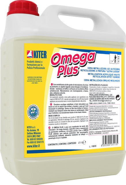 OMEGA PLUS - Cera metallizzata ad alta resistenza finitura ultralucida