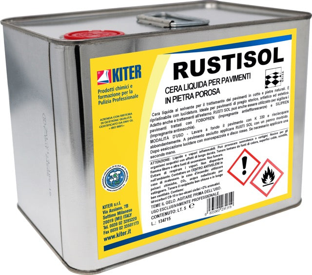 RUSTISOL - Cera liquida al solvente per cotto e pietre naturali