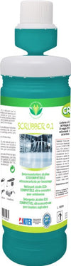 SCRUBBER 0.1 - Determanutentore alcalino ECOCOMPATIBILE ULTRACONCENTRATO per macchina lavasciuga