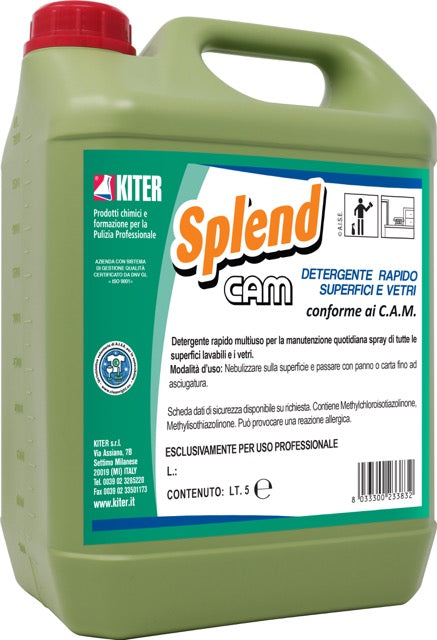 SPLEND CAM - Detergente rapido superfici e vetri