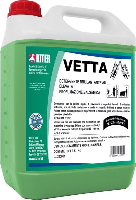 VETTA - Detergente brillantante ad elevata profumazione