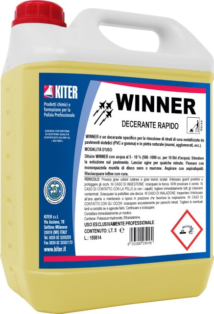 WINNER - Decerante sgrassante rapido a bassa schiuma