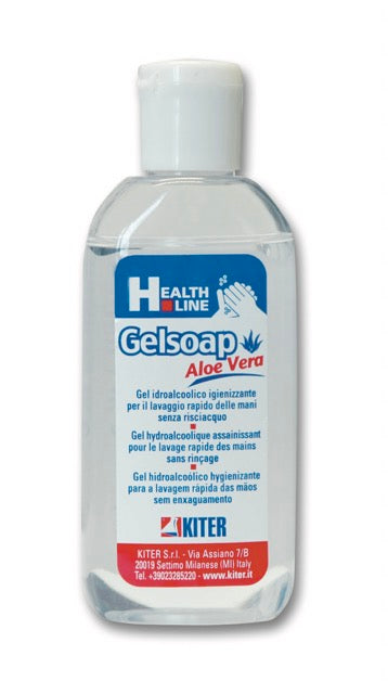 GELSOAP 70 - Gel idroalcoolico igienizzante per il lavaggio rapido senza risciacquo delle mani