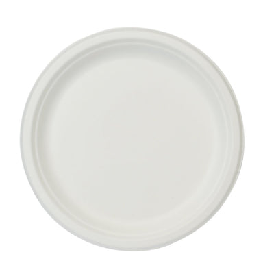 Piatti piani rotondi in polpa di cellulosa