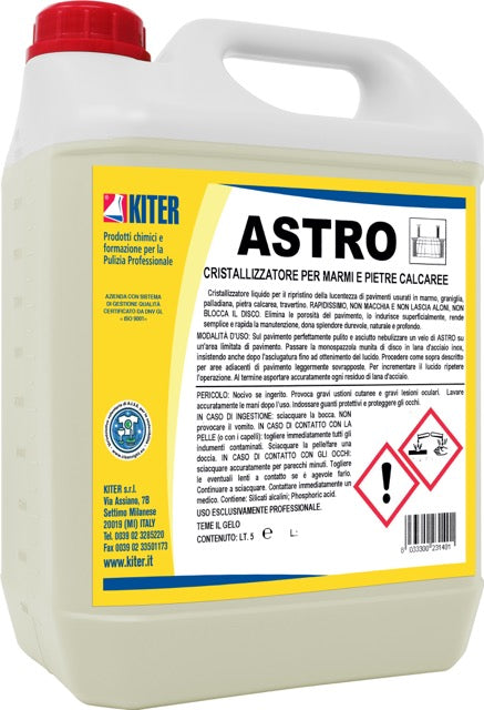 ASTRO Cristallizzatore rapido per marmi, graniglie e pietre calcaree