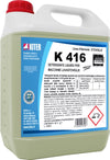 K416 Detergente liquido concentrato per macchine lavastoviglie professionali