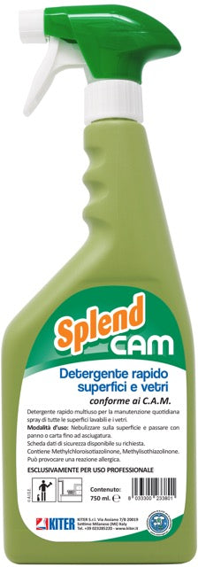 SPLEND CAM - Detergente rapido superfici e vetri – Eco Chimica SRL