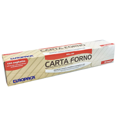 ROTOLO CARTA FORNO CON ASTUCCIO 50 MT