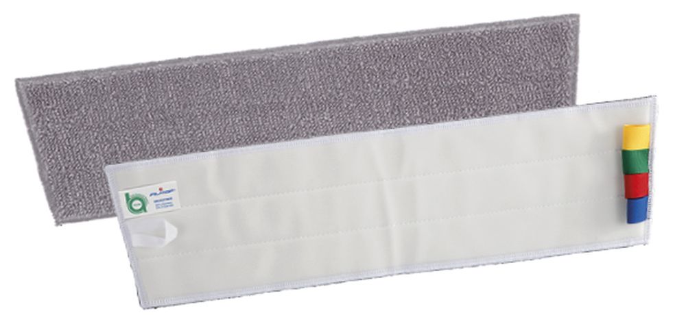 Panno A-B PLUS in ultra-microfibra antibatterica con sistema a strappo, con etichetta colour code