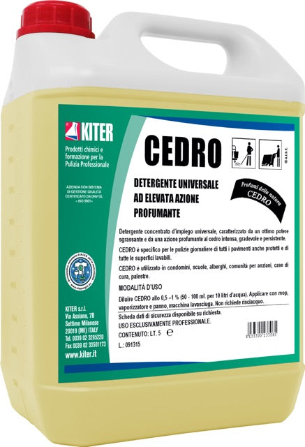 CEDRO - Detergente universale ad elevata azione profumante – Eco Chimica SRL