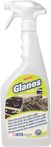 GLANOS - Gel sgrassante a schiuma attiva gel per la manutenzione giornaliera di forni e piastre da cottura