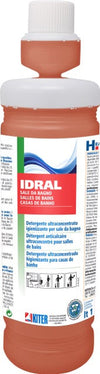 IDRAL - Detergente ultraconcentrato igienizzante anticalcare per la manutenzione di tutte le superfici della sala da bagno