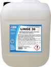LINGE 30 - Ammorbidente neutralizzante sanitizzante
per lavabiancheria industriali